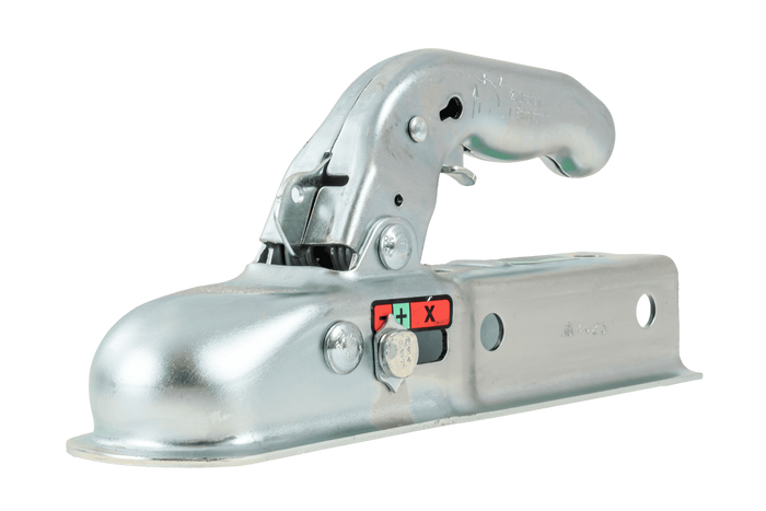 Kulové tažné zařízení KNOTT K7.5-G pro přívěs o hmotnosti 750 kg s čtvercovou ojí o rozměru 45 mm