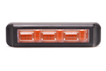 Výstražná kontrolka WAŚ 2466 W285 LED blikající oranžová MASTER/SLAVE