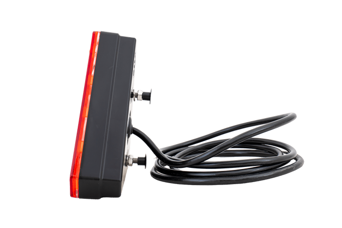 Zadní LED světlo WAŚ W245, univerzální, 6 funkcí