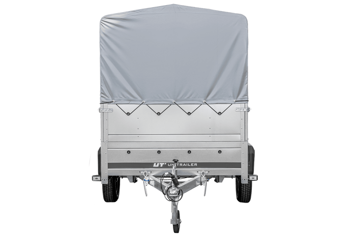 Lehký přívěs 264x125 UNITRAILER GARDEN 264 KIPP s bočnicemi BIS, rámem H-800 a šedým krytem