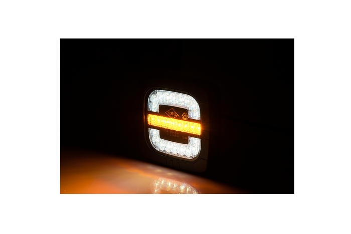 HORPOL ROCA LZD 2806 LED přední světlo 2 funkce univerzální s držákem