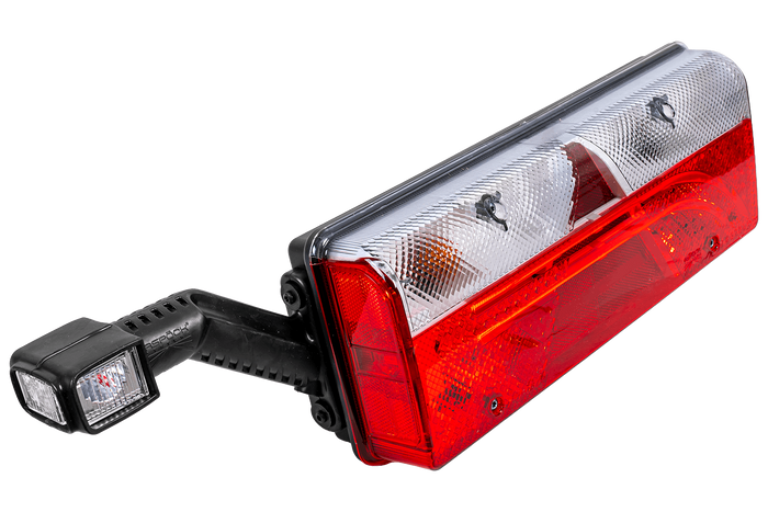 ASPÖCK EUROPOINT III LED bajonetové zadní světlo 7PIN ASS2 s klaksonem 7 funkcí levé