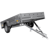 Jednonápravový přívěs na pružinách 264x150 UNITRAILER GARDEN 265/R KIPP