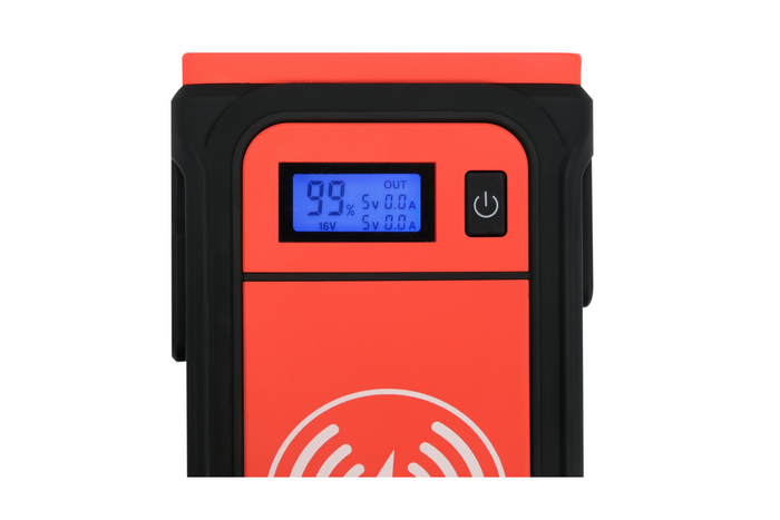 Powerbanka YATO YT-83085 pro startování 16000 mAh s indukčním nabíjením