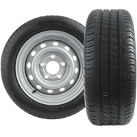 Sada dvou zesílených kol pro přívěs LINGLONG TYRE 195/50 R13C 104/101N UNITRAILER RIM 5,5Jx13&quot; 5x112 ET:30