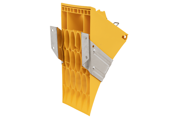 Klín pod kola E53 s montážním držákem LOKHEN výška: 225 mm