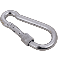 Karabina s pojistkou pro lana DROMET KSZ.6.60 hasičská karabina 6x60mm