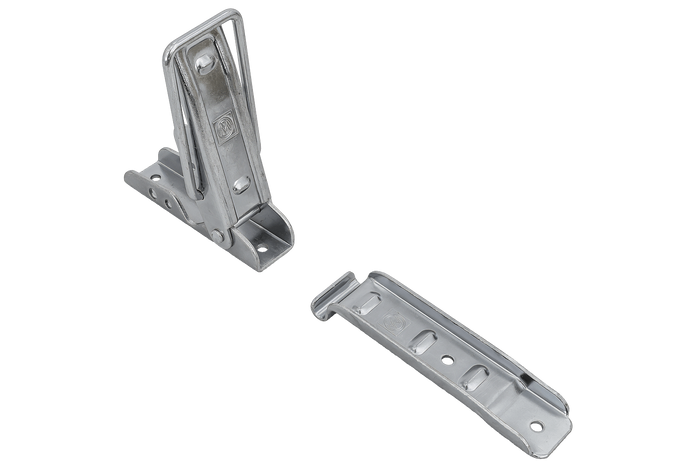 Boční tažné zařízení s přepážkou WINTERHOFF BV 10-2 + kompletní boční uzávěr přívěsu BVG 10-B