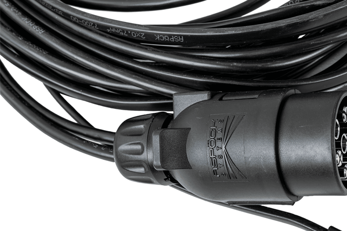 ASPÖCK elektroinstalační svazek přívěsu 4,5 m 7 PIN bajonety 2x 5 PIN