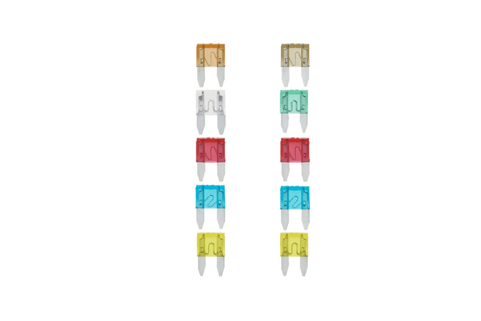 ProPlus 490371S ploché mini pojistky, smíšené 12V/24V, sada 10 kusů.