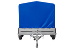 Dvounápravový přívěs 264x150 UNITRAILER GARDEN 265/2 KIPP s rámem H-1100 a modrým krytem