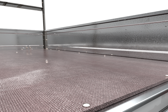 Jednonápravový přívěs 200x106 UNITRAILER GARDEN 200 KIPP s rámem H-800 a modrou plachtou