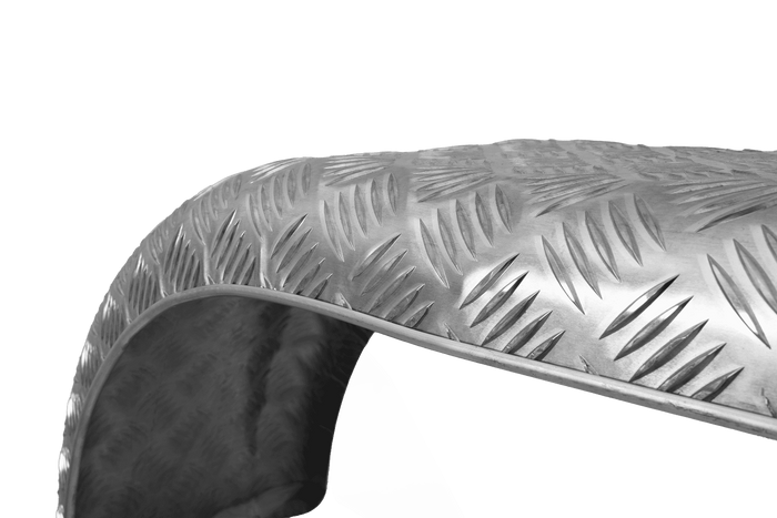 Tandemový blatník pro přívěs 13-14" DOMAR D29300, plochý podběh kola 1500/240 mm