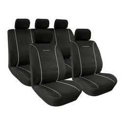Sada potahů na autosedačky LAMPA Elegance, šedá, pro přední a zadní sedadla
