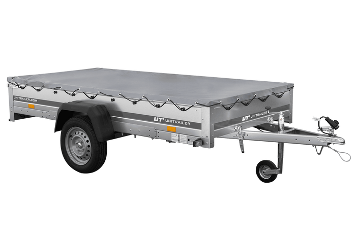 Lehký přívěs 264x125 UNITRAILER GARDEN 264 KIPP s H-0 rámem a šedým krytem