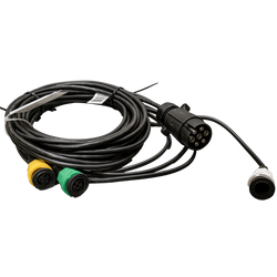 OUTLET MANTES elektroinstalační kabeláž pro přívěs 4,7 m 7pinová bajonetová zástrčka 2x 5pinová + 2x 2pinová