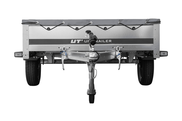 Lehký přívěs 264x125 UNITRAILER GARDEN 264 KIPP s šedou plachtou