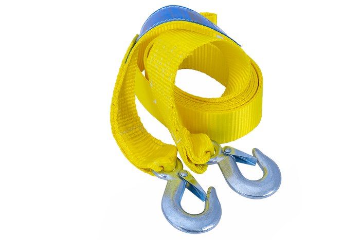 Tažné lano s háky Tažný popruh UNITRAILER 4,5m/50mm/3t žlutý