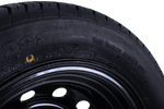 VÝSTUP Kolo přívěsu TYP LINGLONG 155/70 R13 75N RÁFEK UNITRAILER černý 4Jx13" 4x100 ET:30