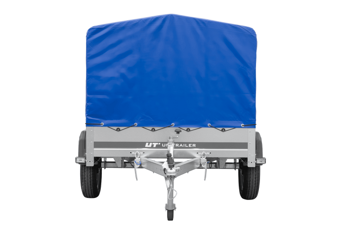 Lehký přívěs 200x125 UNITRAILER GARDEN 201 KIPP s rámem H-800 a modrou plachtou