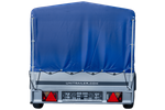 Lehký přívěs 264x125 UNITRAILER GARDEN 264 KIPP s rámem H-800 a modrým krytem