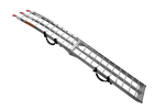 Skládací hliníková rampa UNITRAILER ALR002 pro přívěs 221 cm 340 kg s popruhem