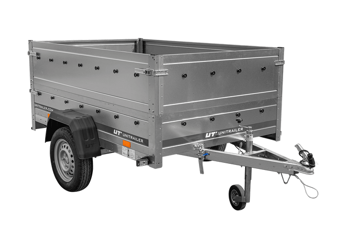 Lehký přívěs 200x125 UNITRAILER GARDEN 201 KIPP s bočnicemi BIS