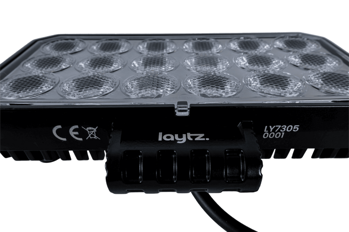 LED pracovní reflektorová svítilna LAYTZ LY7305 72xLED 7000lm obdélníková