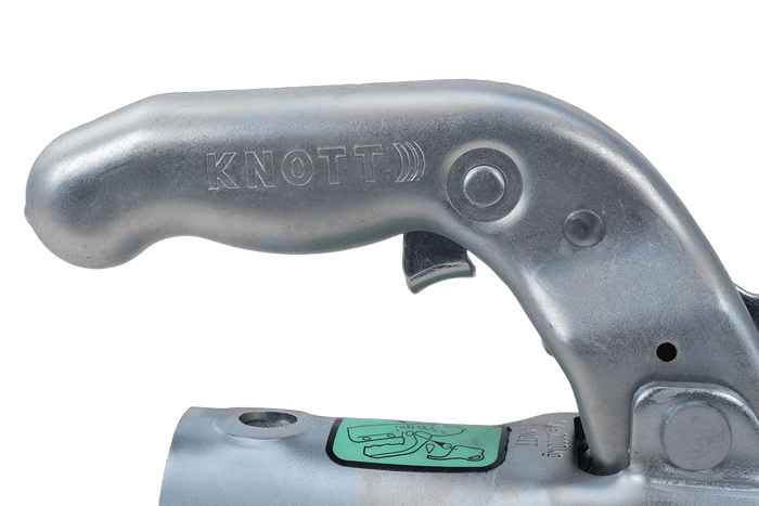 Kulové tažné zařízení KNOTT K20-B pro přívěs 2000 kg s ojí o průměru 45 mm, litinové