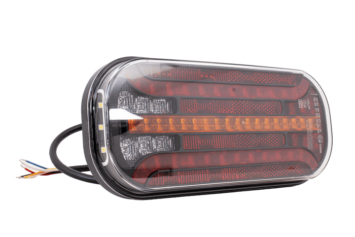 Zadní svítilna FRISTOM FT-230 LED, 6 funkcí, univerzální