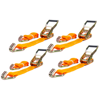 Sada čtyř oranžových přepravních pásů UNITRAILER 2m/50mm/5t s napínákem