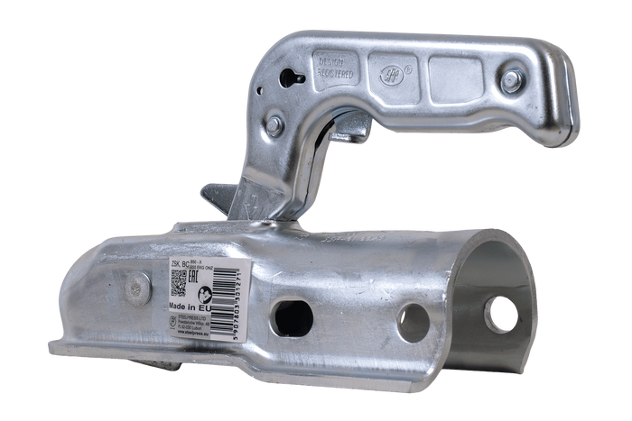 Kulové tažné zařízení STEELPRESS ZSK-1300C pro přívěs o hmotnosti 1300 kg s trubkovou ojí o průměru 50 mm