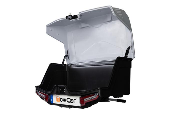 Tažné zařízení Alpha classic grey - box na zavazadla montovaný na tažné zařízení