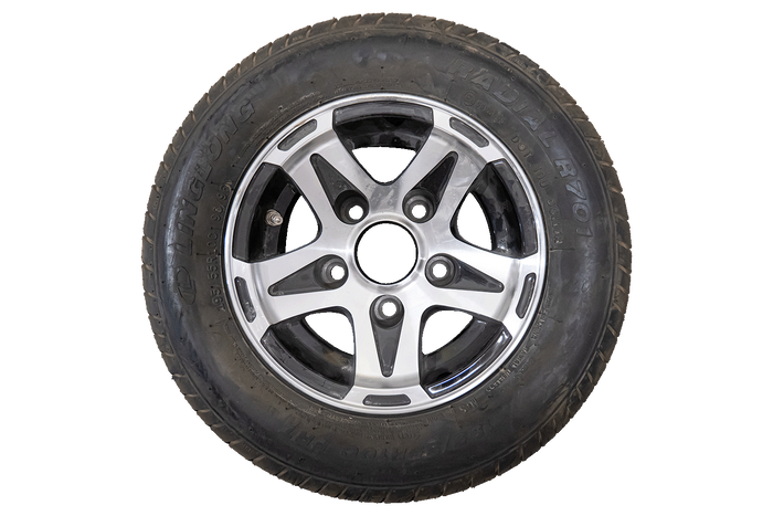 OUTLET Zesílené kolo pro přívěs LINGLONG TIRE 195/55 R10C 98/96N ALU RIM UNITRAILER 6Jx10" 5x112 ET:-4