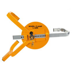 Univerzální zámek kola LAMPA WHEEL CLAMP pro kola o rozměru 13–18"