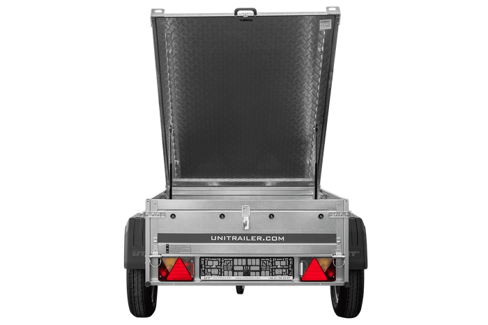 Jednonápravový přívěs 150x106 UNITRAILER GARDEN 150 KIPP s hliníkovou plachtou