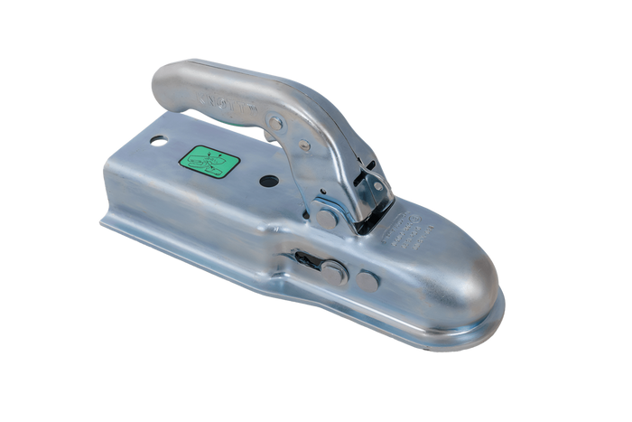 Kulové tažné zařízení KNOTT KQ14-C pro přívěs o hmotnosti 1400 kg se čtvercovou ojí o průměru 70 mm