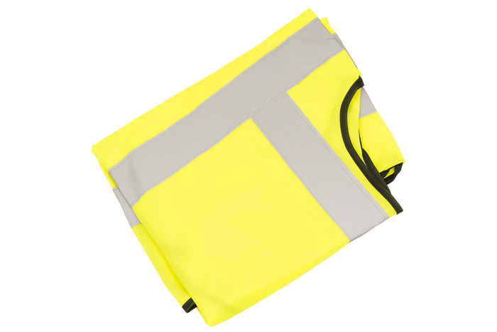 Reflexní vesta HERMON XXL žlutá s kapsami