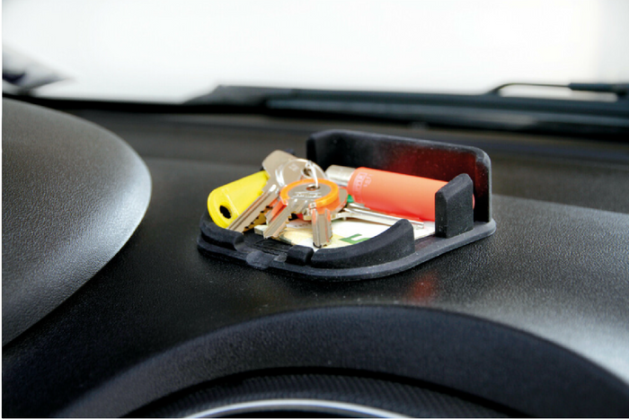 Podložka na telefon LAMP Phone-Mat silikonový organizér/držák do auta 110x110 mm