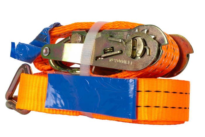 UNITRAILER 5m/35mm/2t oranžový přepravní pás s napínákem