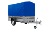 Lehký přívěs 230x125 UNITRAILER FORCE 230 KIPP s rámem H-1100 a modrým krytem