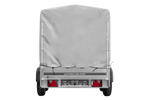 Přívěs Garden Trailer 264/2 KIPP s rámem H-1100 a šedou plachtou