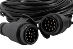 Elektrická instalace MANTES, kabeláž pro přívěs na loď, 11,67 m, 13PINOVÁ zástrčka, 2x 5PINOVÉ bajonety