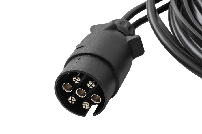 ASPÖCK elektroinstalační svazek přívěsu 5 m 7 PIN bajonety 2x 5 PIN