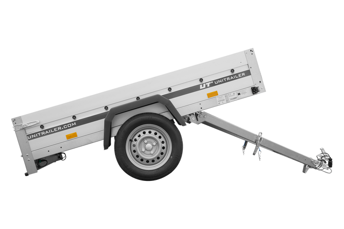 Přívěs s hliníkovými bočnicemi 200x125 Unitrailer Garden 201 KIPP ALU