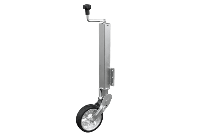 Automatické opěrné kolo UNITRAILER s rukojetí 400 kg 60 mm 470-785 mm