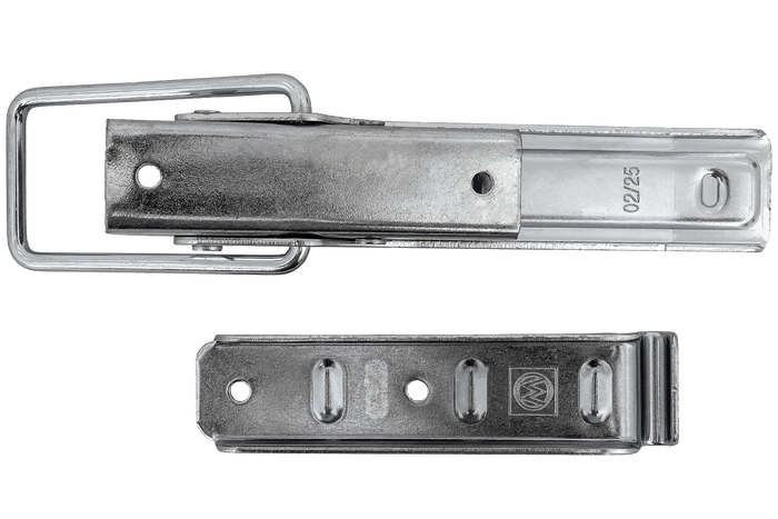 Boční tažné zařízení s přezkou WINTERHOFF BV 10-1 + kompletní boční uzávěr přívěsu BVG 10-A