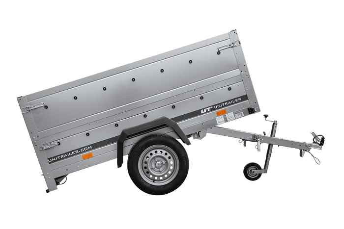 Lehký přívěs 200x125 UNITRAILER GARDEN 201 KIPP s bočnicemi BIS