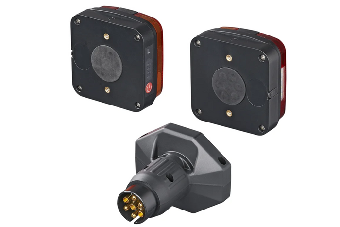 Zadní světla ProPlus LED 7PIN se 4 funkcemi levá + pravá, magnetická, Bluetooth
