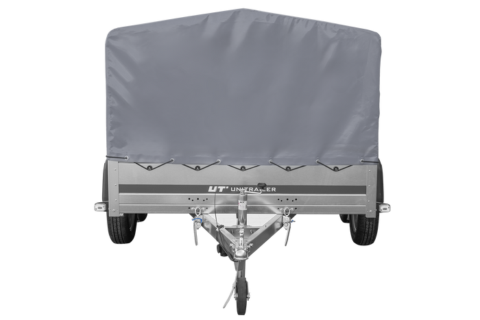 Dvounápravový přívěs 264x150 UNITRAILER GARDEN 265/2 KIPP s rámem H-800 a šedým krytem
